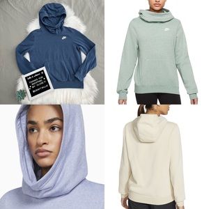Nike Sportswear Fleece Funnel-Neck Hoodie || Women’s XS